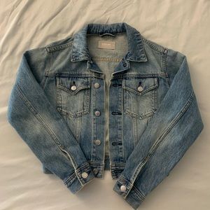 Everlane Cropped Denim Jacket